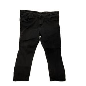 Kenneth Cole Black Tapered Fit Jeans Mens 46x30